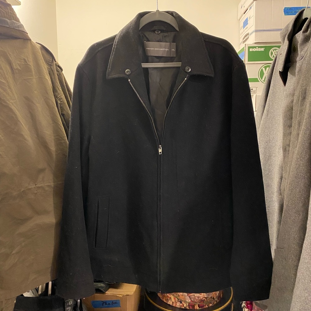 French Connection Black Wool Jacket